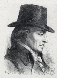 Porträt von Stanislas Marie Maillard (1763-1794), Gerichtsvollzieher und emblematische Figur der Französischen Revolution.