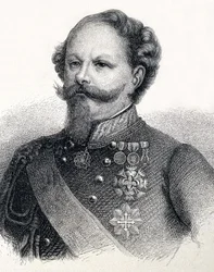 Porträt von Viktor Emanuel II. von Savoyen, in Italien Vittorio Emanuele II di Savoia