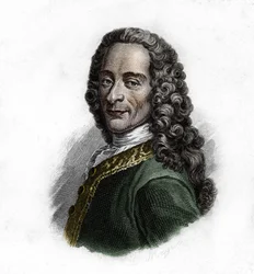Porträt von Voltaire (1694-1778), französischer Schriftsteller und Philosoph