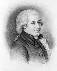 Porträt von Wolfgang Amadeus Mozart (1756 - 1791)