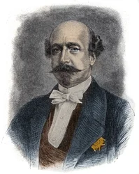 Porträt des französischen Finanziers und Politikers Charles de Morny, genannt Comte de Morny (oder Herzog) (1811-1865), Halbbruder Napoleons III.