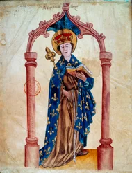 Porträt des Königs von Frankreich Ludwig IX. (Saint Louis)