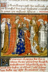 Krönung von Philipp IV. dem Schönen