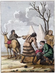 Samojedenhochzeit (nomadisches Volk mongolischen Ursprungs), Anfang 19. Jahrhundert