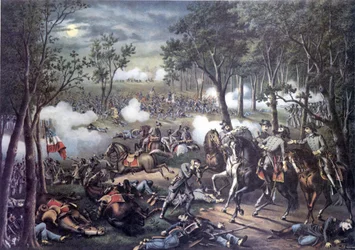 Sezessionskrieg (1861 - 1865): Chancellorsville-Kampagne: Schlacht von Chancellorsville (Virginia) 30. April - 6. Mai