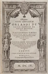 Notenblatt der Psalmi Poenitentiales von Roland de Lassus (1604)