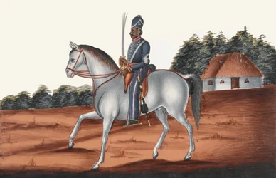 Sowar, Madras-Kavallerie, ca. 1835