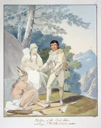 Stephan von der Chiche-Nation, nordwestlich des Columbia River ansässig, ca. 1843-50