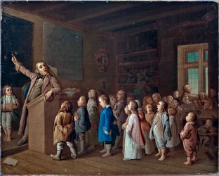 Unterricht in der Dorfschule