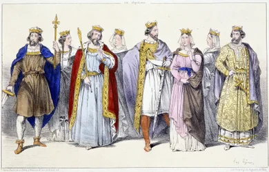 Die Karolinger: Hugues Capet, Adelaide, Robert, Constance, Heinrich I., Anne von Russland, Berthe, Philipp I. - in 