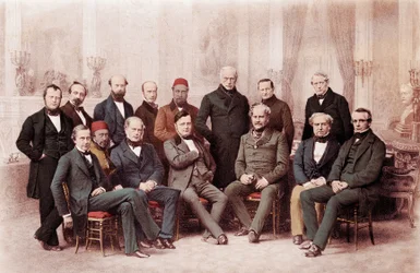 Der Kongress von Paris war eine Friedenskonferenz, die 1856 in Paris, Frankreich, zwischen Vertretern der Großmächte Europas stattfand, um nach dem fast dreijährigen Krimkrieg Frieden zu schließen