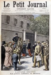 Die Dreyfus-Affäre: das Militärgefängnis von Rennes - in „Le Petite Journal“ vom 09.07.1899