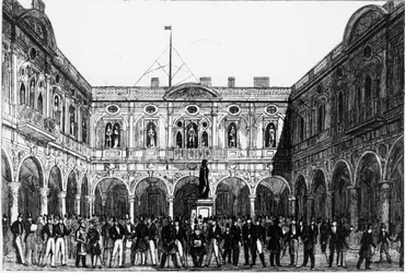 Die Londoner Börse im Jahr 1821