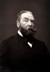 Der Künstler Henri-Julien Dumont fotografiert anlässlich des Pariser Salons 1881