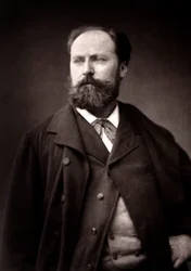 Der Künstler Henri-Paul Motto fotografiert anlässlich des Pariser Salons 1881