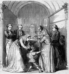 Die Taufe von Napoleon Bonaparte