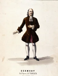 Die Figur des Alfredo Germont in „La Traviata“ von Giuseppe Verdi