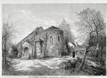 Die Kirche Saint Pierre de Montmartre - in „The Illustrated World“ vom 05.04.1873