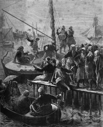 Das Fest der Venus in Larnaka auf der Insel Zypern im Jahr 1878.