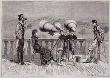Das Megaphon von Thomas Edison - in „La Nature“ 1878