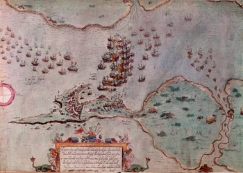 Die Belagerung von Maastricht durch die Spanier im Juli 1596