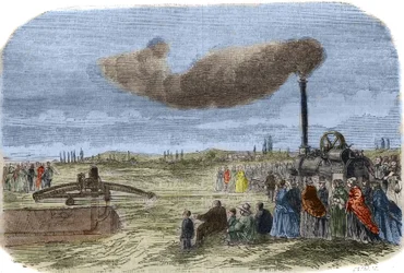 Die Dampfdraine, erfunden von Albert Fry (1830? -1903) und John Fowler (1826-1864) während einer mechanischen Drainageoperation in der Nähe von Versailles. Gravur von 1856 im „The Museum of Sciences“