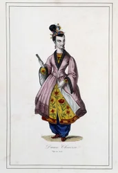Ein Chinese - in „Les peuples de la terre“ von Pater Paul Jonhanneaud, Librairie des Bons livres
