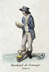 Wiener Käsehändler - Gravur