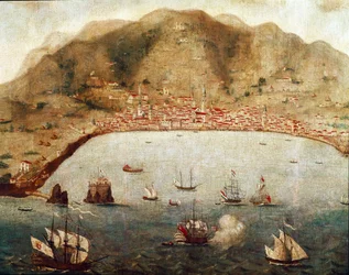 Ansicht von Funchal, Madeira-Insel (Gemälde)