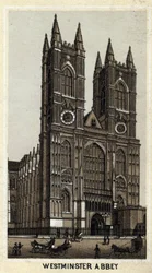 Ansicht der Westminster Abbey, London, England