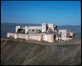 Ansicht des Krak der Ritter, Kreuzritterburg, ca. 1100