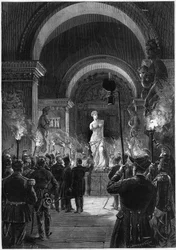 Besuch des Schahs von Persien in Frankreich.