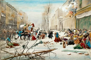 Krieg von 1870: Belagerung von Paris, Bombardierung durch die Preußen