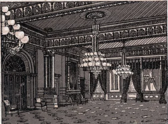 Washington, USA: Blick auf den Ostsaal des Weißen Hauses. aus 