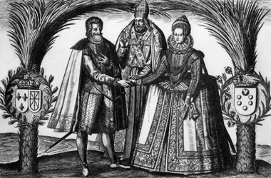 Hochzeit des französischen Königs Heinrich IV. und Marie de Medici am 17. Dezember