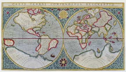 Weltkarte von Mercator (1587)