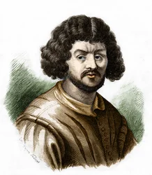 Porträt von Claude Gellée, genannt Le Lorrain (1600-1682) französischer Maler