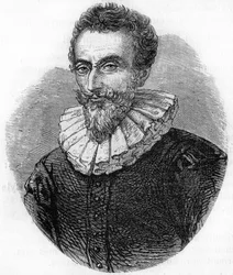 Porträt von François de Malherbe, französischer Dichter (1555-1628). Gravur von 1866.