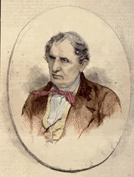 Porträt von James Fenimore Cooper, amerikanischer Schriftsteller