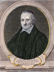 Porträt von Pierre Gassendi (1592-1655), französischer Philosoph, Astronom, Mathematiker und Physiker.