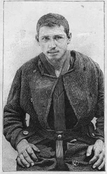 Der Anarchist Caserio Santo, Mörder von Präsident Sadi Carnot (1837-1894).