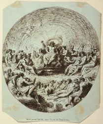 Zeus entscheidet über das Schicksal von Troja, Palazzo Gessi, Faenza, 1813