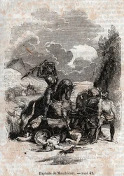 Gravur von 1851 aus „Roland furieux“