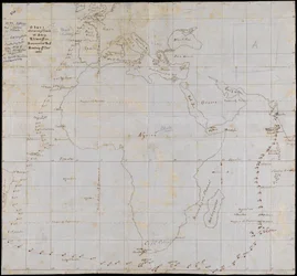 Eine Karte, die die Reise des Schiffes Edwin Fox von Portsmouth verfolgt