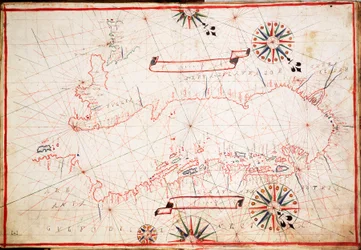 Adriatische Karte, ca. 1620