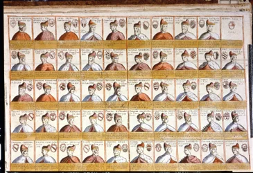 Alle Dogen von Venedig bis 1501. Bibl. Marciana. Venedig