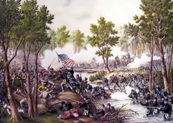 Amerikanischer Bürgerkrieg (1861-1865): Schlacht von Spotsylvania Courthouse (Virginia) 08.-21. Mai