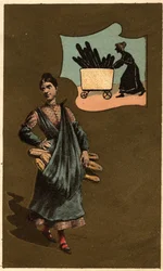 Anonyme Chromolithographie, Ende des 19. Jahrhunderts.
