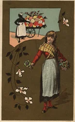 Anonyme Chromolithographie, Ende des 19. Jahrhunderts.