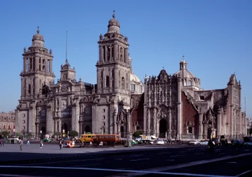 Barockkunst: Blick auf die Kathedrale von Mexiko-Stadt